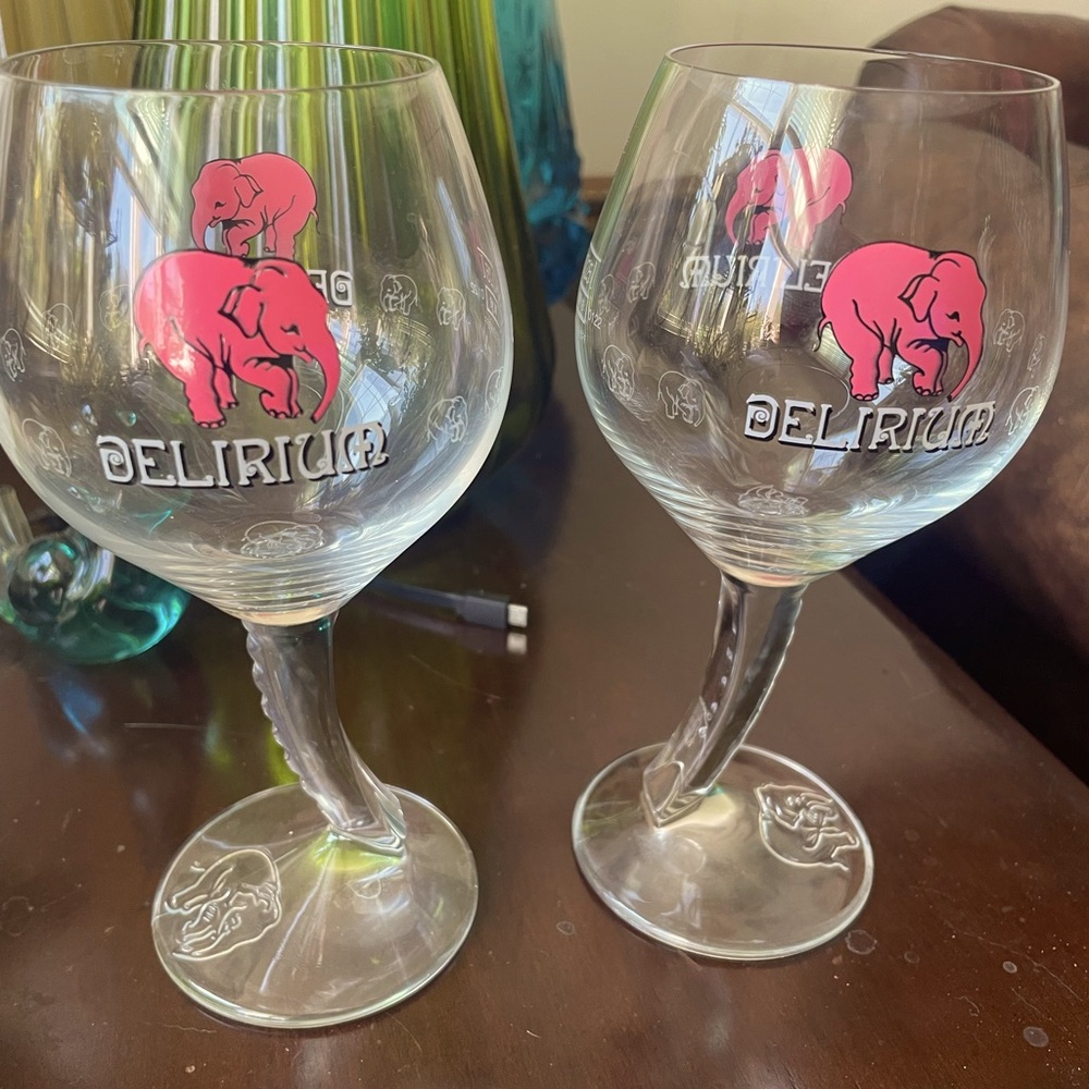 Set of beer glasses
